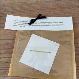 Antique Sealed Usable Glass Perfume Nib